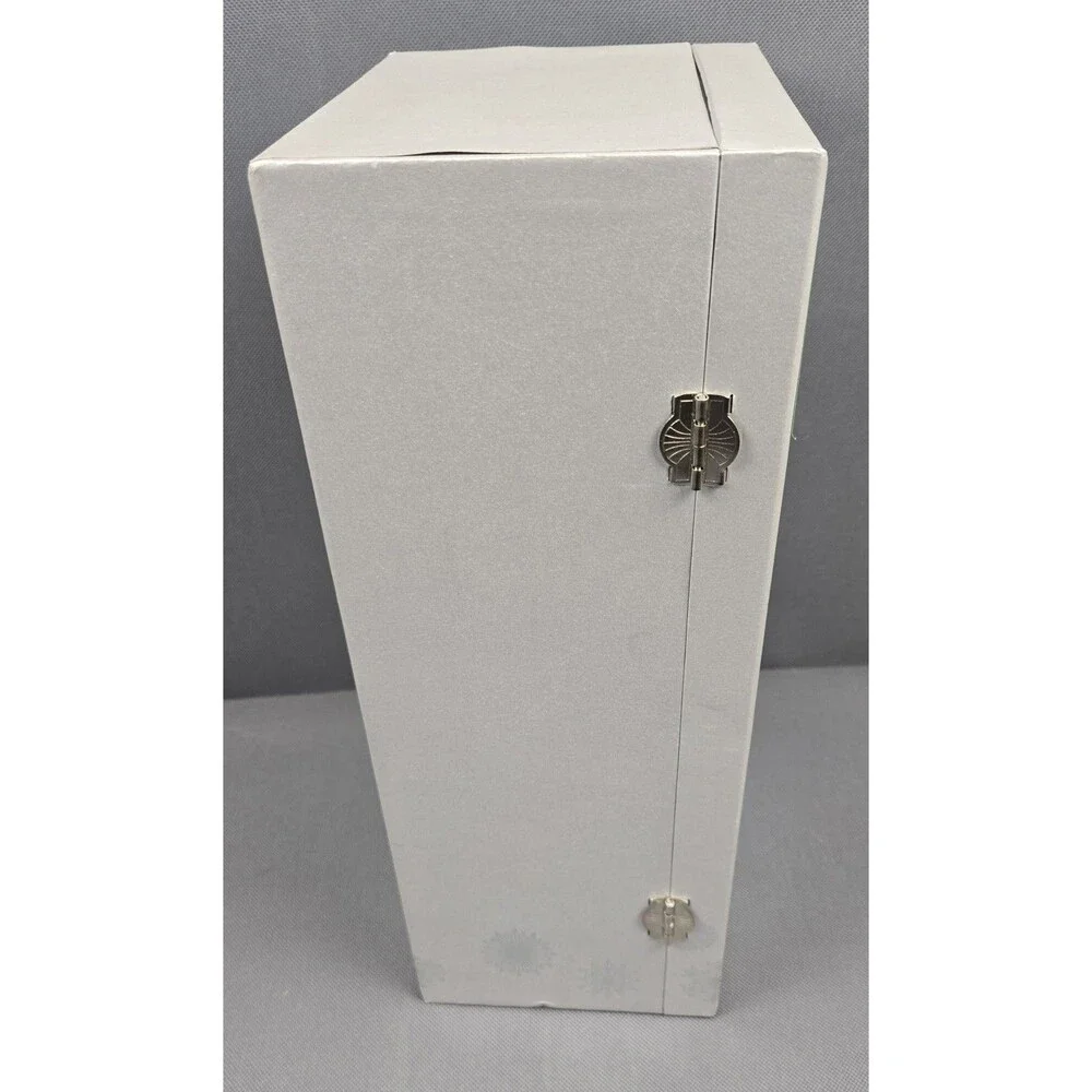 Waterford Snowflake Wishes Courage 2nd Edition Champagne Flute 2 Charms W/ Box